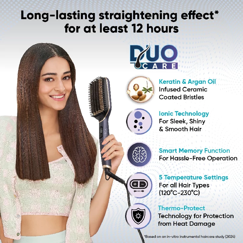 Vega LitStyle L1 Hair Straightener Brush, 429 g-2.webp